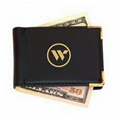 Large Leather Magnetic Money Clip (3 1/2"x2 5/8"x1/2")